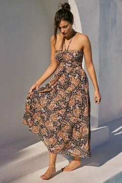 Top 10 ✨ Seafolly Take Flight Tiered ???? Dress ORANGE MOTIF ????