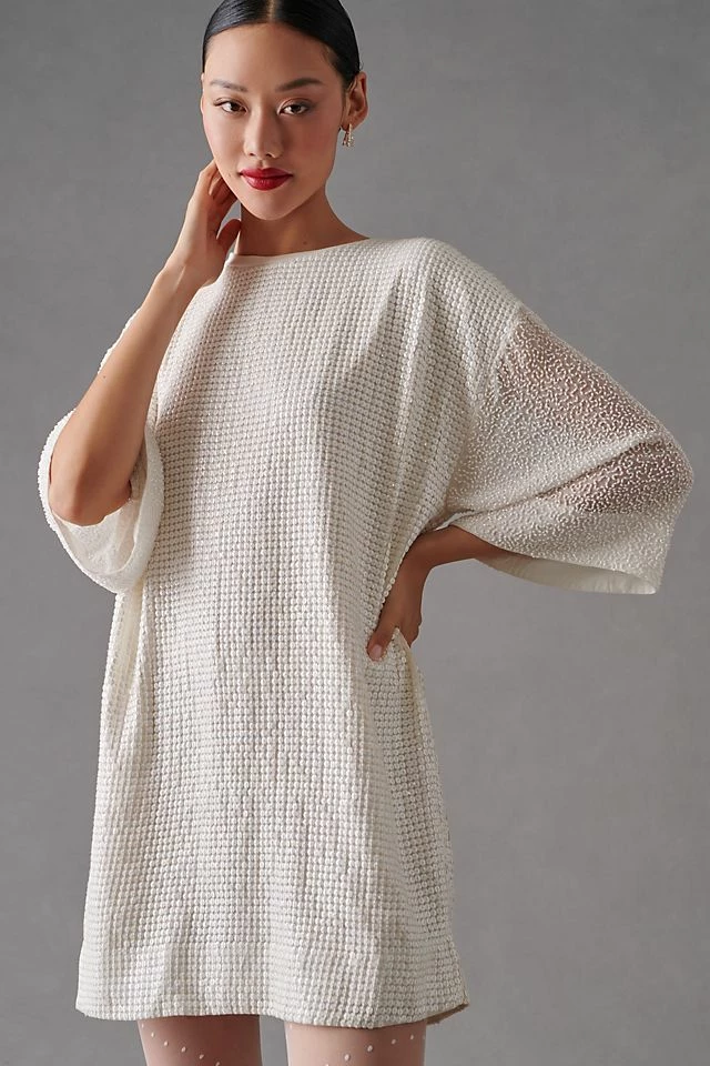 Wholesale ???? Let Me Be Sequin Mini ???? Dress WHITE ⌛ - Image 4