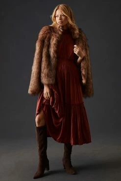 Wholesale ???? By Anthropologie Tiered Halter ???? Dress ROSE ????