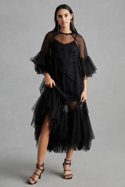 Best deal ???? By Anthropologie Glamorous Tulle Layer BLACK ????