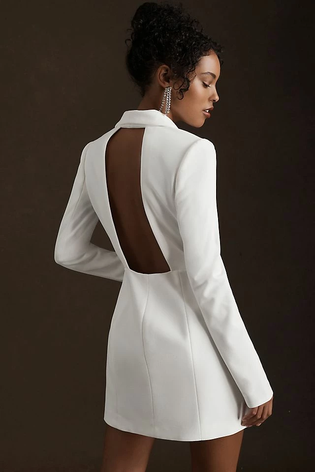 Best Pirce ???? BHLDN Weddings X Carly Cushnie BHLDN By Carly Cushnie Samantha Blazer ???? Dress IVORY ???? - Image 2
