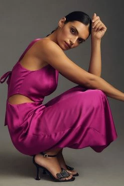 Flash Sale ???? By Anthropologie Audrey Cutout ???? Dress MEDIUM PINK ⭐