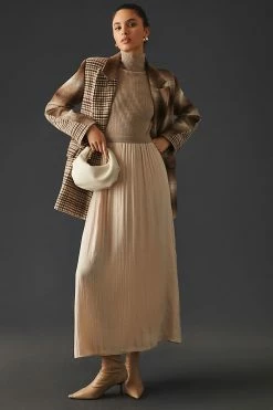 Hot Sale ???? By Anthropologie Twofer Sweater ???? Dress NEUTRAL MOTIF ????