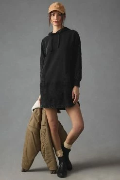 Coupon ???? Daily Practice By Anthropologie Blaine Embroidered Hoodie BLACK ????