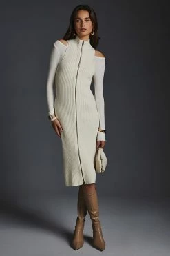 Promo ???? Daily Practice By Anthropologie Two-Piece Turtleneck Sweater ???? Dress IVORY ????