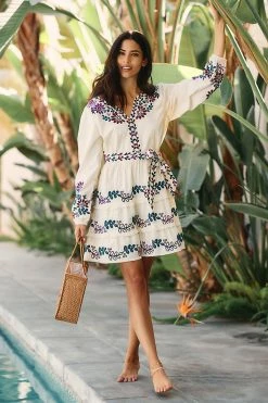 Outlet ???? Roller Rabbit Naema ???? Dress IVORY ????