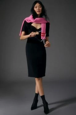 Outlet ❤️ Black Halo Sweetheart Cutout ???? Dress BLACK ????